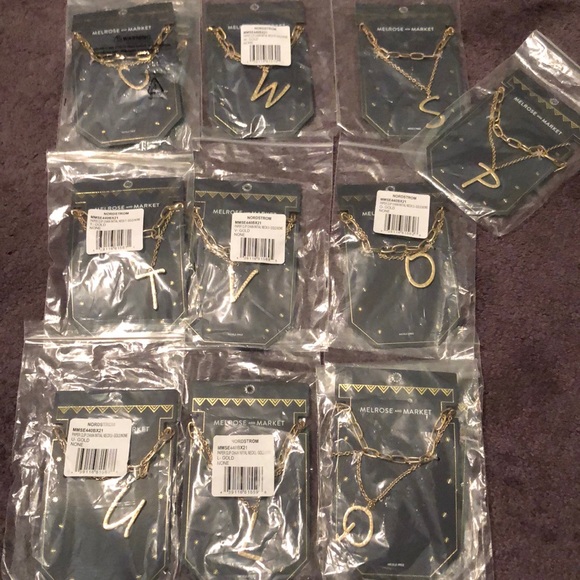 Melrose and Market Jewelry - NWT - Nordstrom Initial Necklace